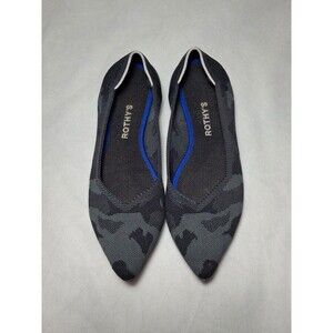 Rothy’s “The Point” in Gray Camouflage, Women's 9